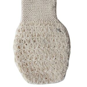 Earth Friendly Bath Glove Organic Cotton Soft Exfoliator Hand Crafted